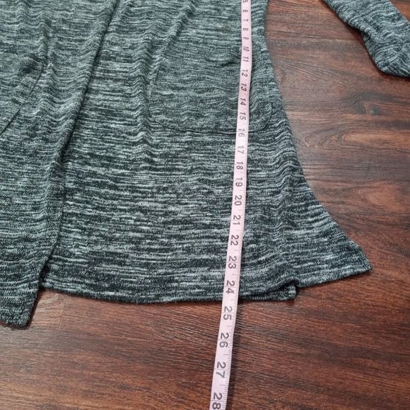 CQ By CQ Basic Long Sleeve Open Front Pullover Cardigan Black Women's Large - Picture 9 of 10